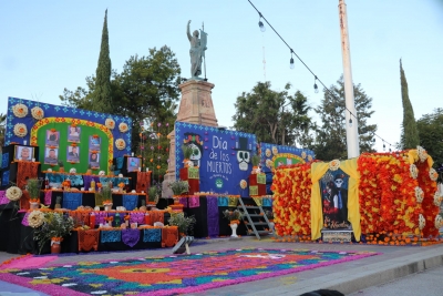 Casa de la Cultura inicia festejos de Día de Muertos, En San Felipe.