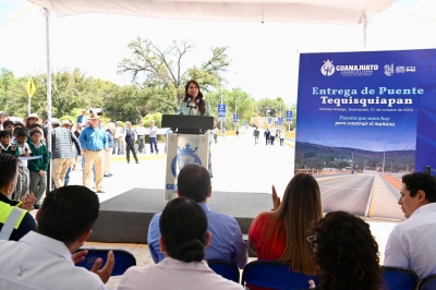 Gobernadora y presidente municipal, inauguraron puente Vehicular en #DoloresHidalgo