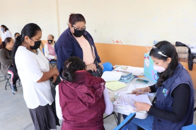 Gobierno Municipal 2018-2021 y Caises Dolores Hidalgo Llevan jornadas de salud a la colonia Loma Bonita