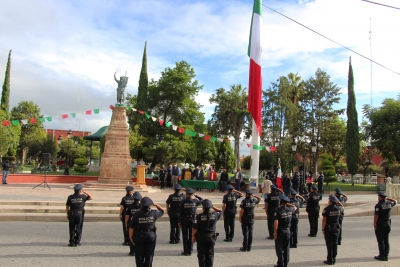 En San Felipe; Conmemoración del 174 aniversario de la Heroica Defensa del Castillo de Chapultepec.