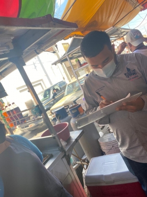 En Ocampo realizan intensiva verificación sanitaria en comercios, como prevención ante COVID 19.