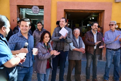 PRESIDENTE MUNICIPAL INICIA PINTA DE FACHADAS EN EL CENTRO HISTÓRICO