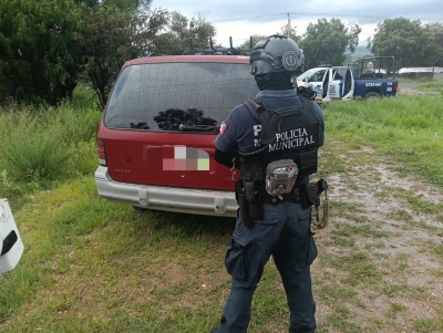 Recuperan Vehiculo Robado en Dolores Hidalgo