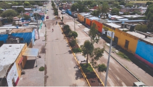 San Juan Pan de Arriba,  cuenta ya con plaza y camell&oacute;n en su calle principal.