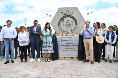 Inauguran Boulevard de la Libertad