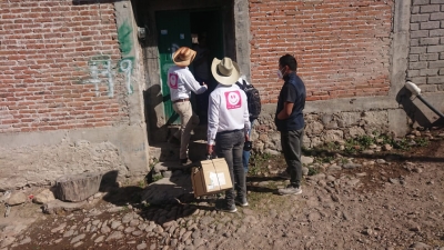 En Dolores Hidalgo, Julio González,  sigue buscando el apoyo ciudadano para ser aspirante a la alcaldía por la vía independiente.